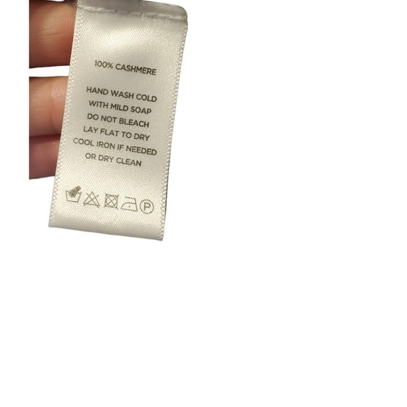 Leo & Sage Revolve S Heather Gray Cashmere V Neck Tunic Sweater Soft Cozy - Picture 4 of 5